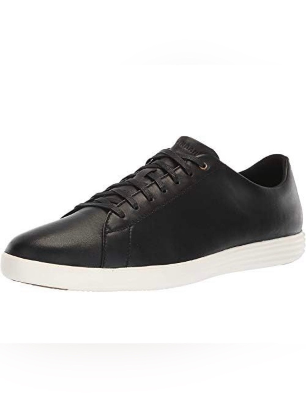 Cole Haan Men's Grand Crosscourt Low-Top Leather Sneaker in Black - US 13W